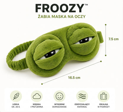 FROOZY™ – MASKA NA OCZY ŻABA